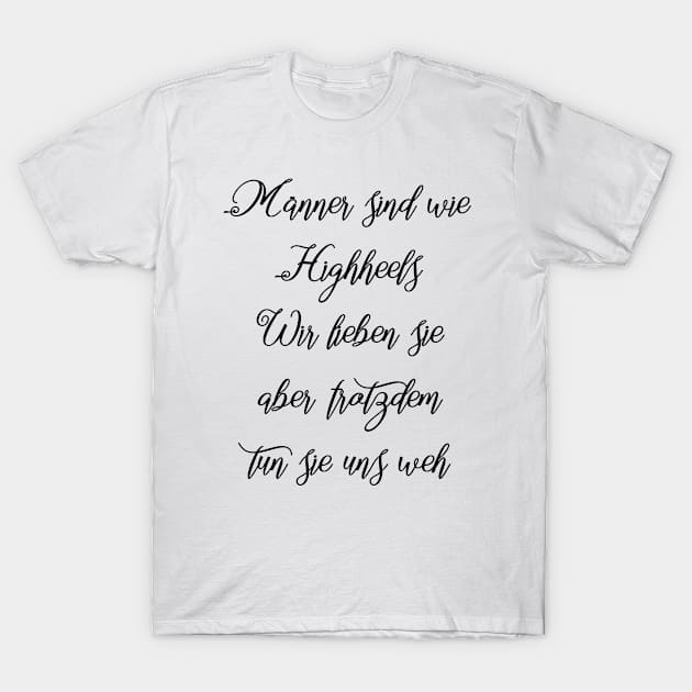 frauen spruch T-Shirt by FromBerlinGift